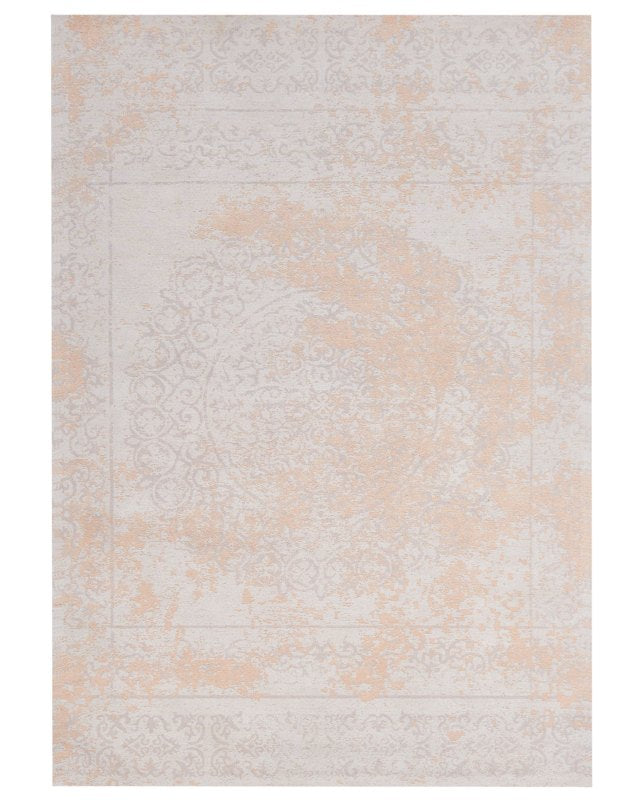 Area Rug Beige Cotton Distressed Effect 160 x 230 cm Oriental Vintage Beliani