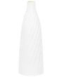 Decorative Vase White 54 cm Terracotta Minimalist Modern Scandinavian Decor Beliani