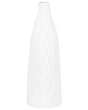 Decorative Vase White 54 cm Terracotta Minimalist Modern Scandinavian Decor Beliani