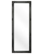 Wall Hanging Mirror Black Rectangular Modern Elegant Living Room Bedroom Hallway Matt Finish Beliani