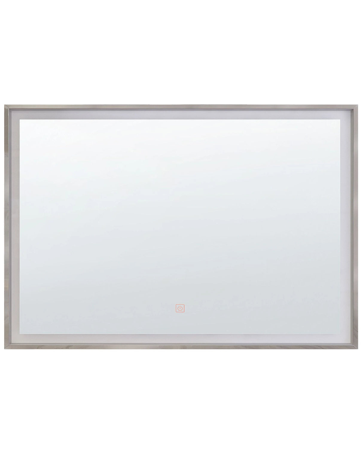 Illuminated LED Bathroom Mirror Rectangular 60 x 80 cm Glamour Beliani
