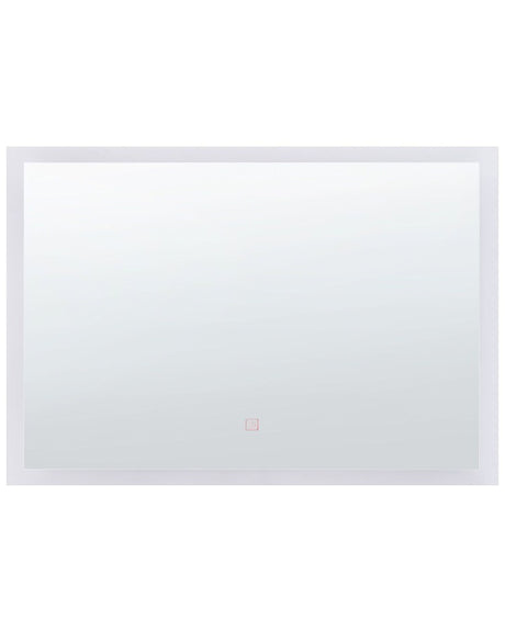 Illuminated LED Bathroom Mirror Rectangular 60 x 80 cm Glamour Beliani