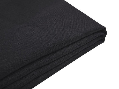 Bed Frame Cover Black Fabric for Bed 160 x 200 cm Removable Washable Beliani