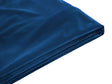 Bed Frame Cover Blue Velvet for Bed 160 x 200 cm Removable Washable Beliani