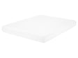 Foam Mattress White Fabric King Size 5ft3 Medium Firm Beliani