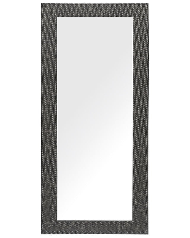 Wall Mounted Hanging Mirror Black 50 x 130 cm Retro Classic Living Room Bedroom Hallway Beliani