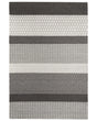 Area Rug Grey 160 x 220 cm Wool Living Room Home Office Patches Beliani