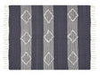 Blanket Blue 130 x 155 cm Bed Throw Boho Beliani