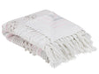 Blanket Pink 120 x 150 cm Bed Throw Boho Beliani