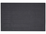 Blanket Grey Cotton 140 x 170 cm Bed Throw Beliani
