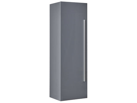 Bathroom Wall Cabinet Grey MDF 132 x 40 cm with 4 Shelves Wall Mounted Beliani