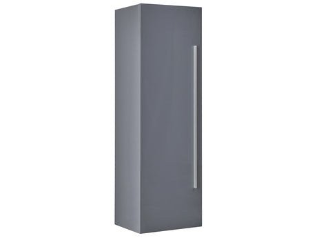 Bathroom Wall Cabinet Grey MDF 132 x 40 cm with 4 Shelves Wall Mounted Beliani