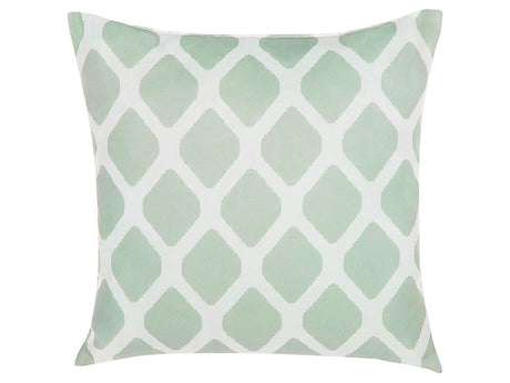 Water Resistant Garden Cushion Filled Mint Green 40 x 40 cm Geometric Indoor Outdoor  Beliani
