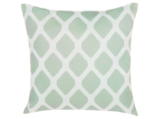Water Resistant Garden Cushion Filled Mint Green 40 x 40 cm Geometric Indoor Outdoor  Beliani