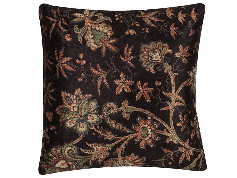 Decorative Cushion Multicolour Floral Pattern 45 x 45 cm Retro Vintage Decor Accessories Beliani