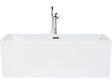 Freestanding Bath White Sanitary Acrylic Single 170 x 76 cm Rectangular Modern Style Beliani