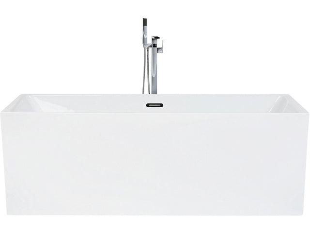 Freestanding Bath White Sanitary Acrylic Single 170 x 76 cm Rectangular Modern Style Beliani