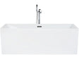 Freestanding Bath White Sanitary Acrylic Single 170 x 76 cm Rectangular Modern Style Beliani