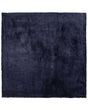 Shaggy Area Rug Blue Cotton Polyester Blend 200 x 200 cm Fluffy Dense Pile  Beliani