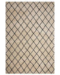 Area Rug Beige and Black 200 x 300 cm Geometric Pattern Modern Living Room Bedroom Beliani