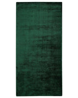 Area Rug Green Viscose 80 x 150 cm Tufted Low Pile Modern Beliani