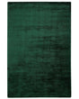 Area Rug Green Viscose 140 x 200 cm Tufted Low Pile Modern Beliani