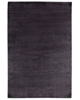 Area Rug Dark Grey Viscose 140 x 200 cm Tufted Low Pile Modern Beliani