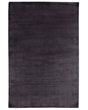 Area Rug Dark Grey Viscose 140 x 200 cm Tufted Low Pile Modern Beliani