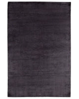 Area Rug Dark Grey Viscose 160 x 230 cm Tufted Low Pile Modern Beliani