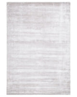 Area Rug Light Grey Viscose 160 x 230 cm Tufted Low Pile Modern Beliani