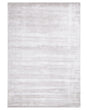 Area Rug Light Grey Viscose 160 x 230 cm Tufted Low Pile Modern Beliani