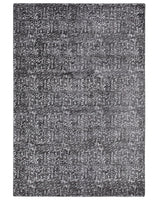 Area Rug Grey and Silver Viscose 160 x 230 cm Living Room Rug Beliani