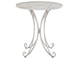 Bistro Garden Table Grey Metal Shabby Chic French Beliani