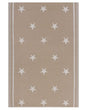 Outdoor Rug Mat Beige Synthetic 120 x 180 cm Star Pattern Eco Friendly Modern Beliani