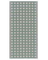 Outdoor Rug Mat Green Synthetic 90 x 180 cm Eco Friendly Modern Minimalist Beliani