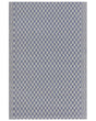 Outdoor Area Rug Navy Blue Synthetic Materials Rectangular 60 x 90 cm Chevron Pattern Balcony Accessories Beliani