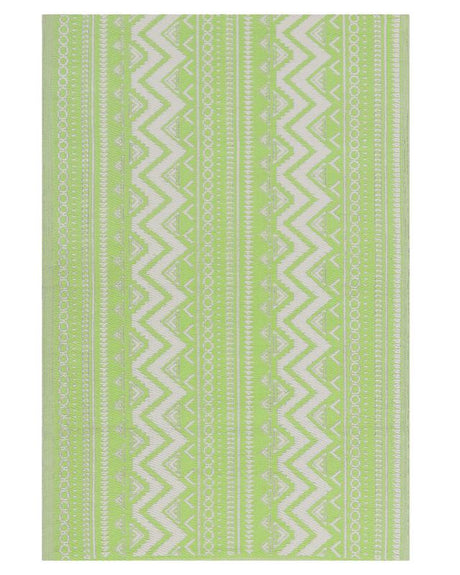 Outdoor Rug Mat Green Synthetic 120 x 180 cm Eco Friendly Scandinavian Modern Minimalist Beliani
