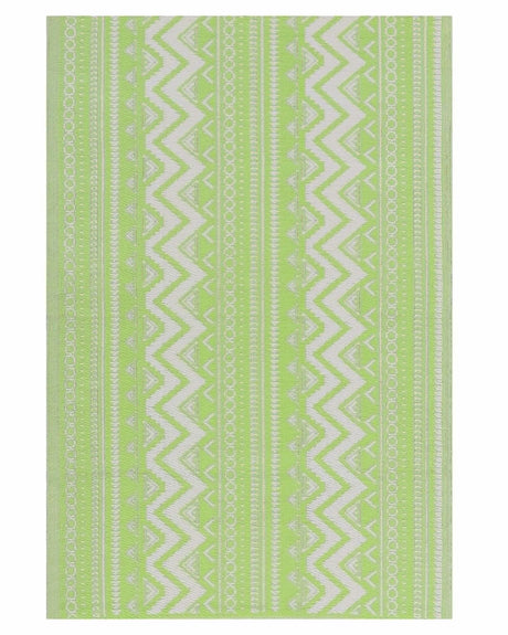 Outdoor Rug Mat Green Synthetic 120 x 180 cm Eco Friendly Scandinavian Modern Minimalist Beliani