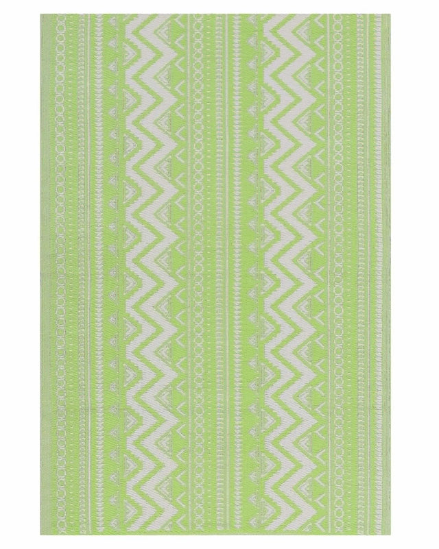 Outdoor Rug Mat Green Synthetic 120 x 180 cm Eco Friendly Scandinavian Modern Minimalist Beliani