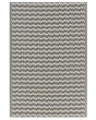 Outdoor Area Rug Grey Synthetic Materials Rectangular 120 x 180 cm Geometric Wavy Pattern Balcony Accessories Beliani