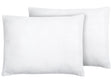 Set of 2 Bed Pillows White Microfibre 50 x 60 cm Soft Beliani