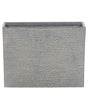 Plant Pot Grey Stone 45 x 60 x 25 cm Indoor Outdoor Rectangular Planter Beliani