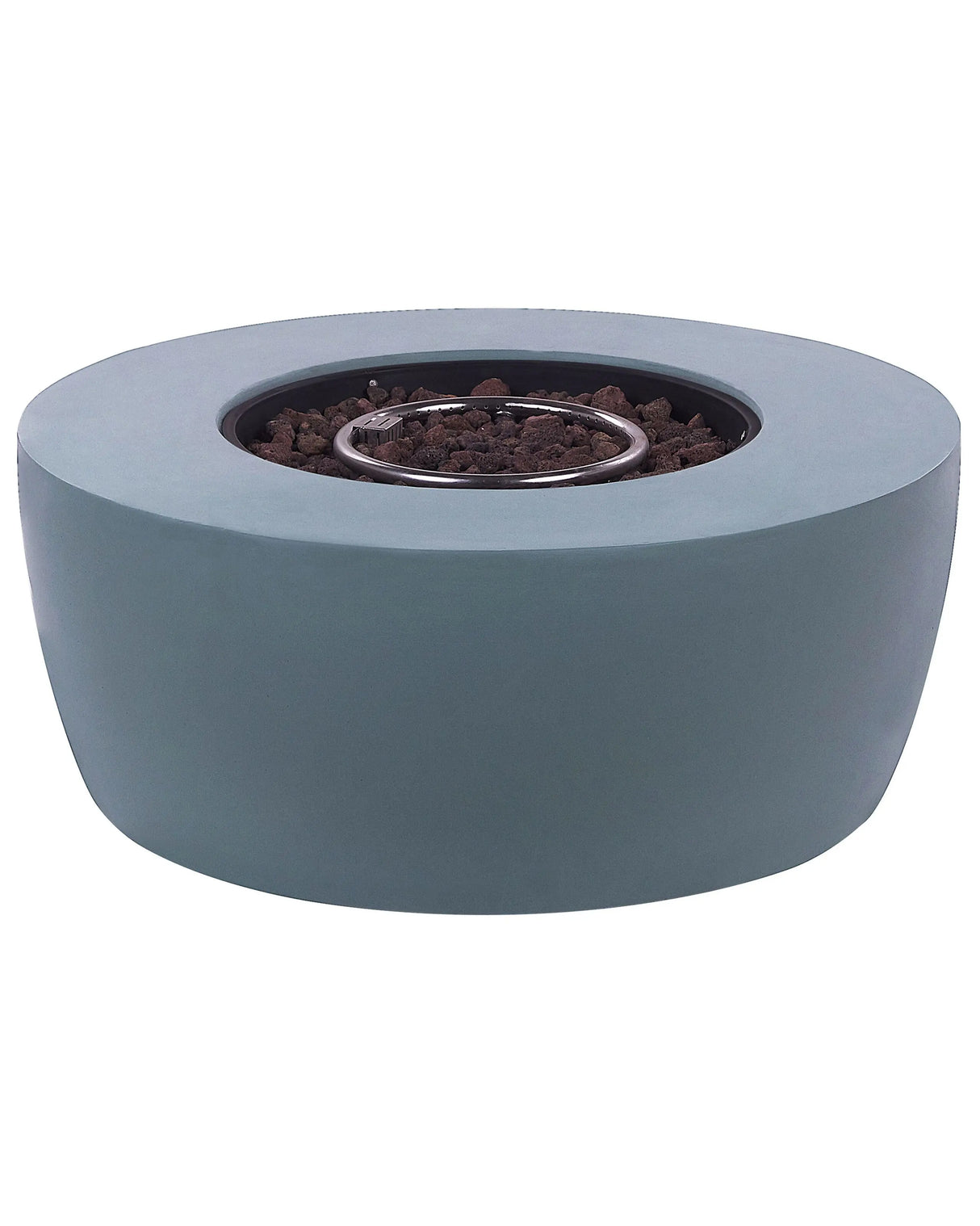 Fire Pit Grey 92 x 92 x 38 cm Propane Patio Heater Bowl Beliani