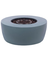 Fire Pit Grey 92 x 92 x 38 cm Propane Patio Heater Bowl Beliani