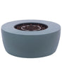 Fire Pit Grey 92 x 92 x 38 cm Propane Patio Heater Bowl Beliani