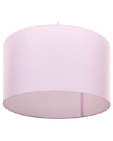 Pendant Lamp Chic Pink Fabric Drum Shade Ceiling 1-Light  Beliani