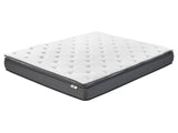 Memory Foam Mattress White EU King Size 5ft3 160 x 200 cm Bamboo Cover Medium Firm Beliani