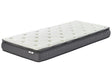 Memory Foam Mattress White EU Single Size 3ft 90 x 200 cm Bamboo Cover Firm Beliani