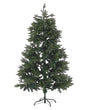 Artificial Christmas Tree Green PVC Metal Base 180 cm Traditional Style Beliani