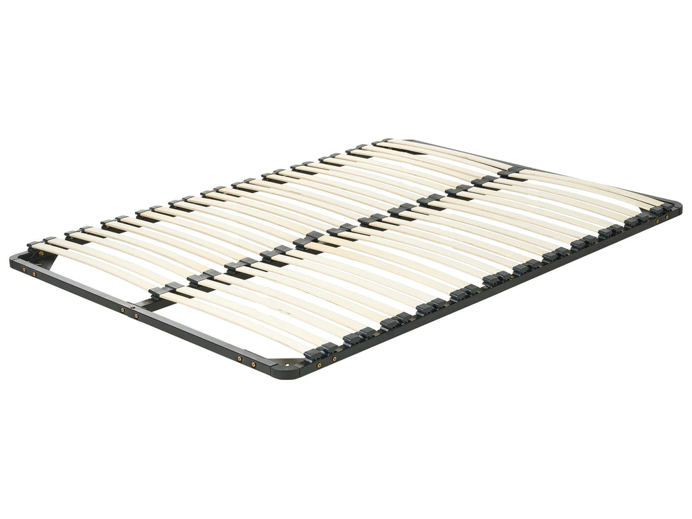 Slatted Bed Base Poplar EU Double 4ft6 Frame Bed Base Beliani
